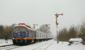 Pociąg towarowy nr TECSa 710160 relacji Guben - Płock Trzepowo...
